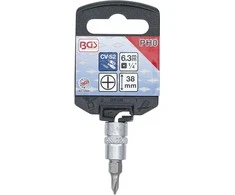 Bgs Technic Antgalis įpresuotas į galvutę | 6.3 mm (1/4") | kryžminis PH0 (2504)