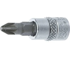 Bgs Technic Antgalis įpresuotas į galvutę | 6.3 mm (1/4") | Kryžminis PZ2 (2491)
