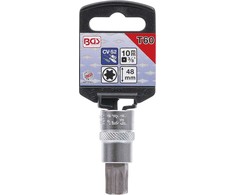 Bgs Technic Antgalis įpresuotas į galvutę | 10 mm (3/8") | T-Star (Torx) T60 (2761)