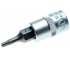 Bgs Technic Antgalis įpresuotas į galvutę | 6.3 mm (1/4") | T-Star su skyle (Torx) T9 (2364)