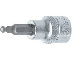 Bgs Technic Antgalis įpresuotas į galvutę | 10 mm (3/8") | hex šešiakampis | su šarnyru 3 mm (5110)