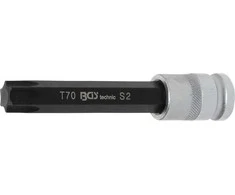 Bgs Technic Antgalis įpresuotas į galvutę | ilgis 120 mm | 12,5 mm (1/2") | T-star (Torx) T70 (5003)