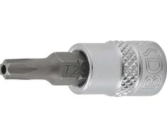 Grąžtas Bgs Technic Antgalis įpresuotas į galvutę | 6.3 mm (1/4") | T-star su skyle (Torx) T25 (2360)