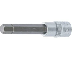 Bgs Technic Antgalis įpresuotas į galvutę | ilgis 100 mm | 12,5 mm (1/2") | hex šešiakampis 11 mm (4266)