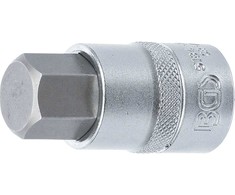 Bgs Technic Antgalis įpresuotas į galvutę | 12,5 mm (1/2") | hex šešiakampis 19 mm (5184-H19)