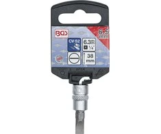 Bgs Technic Antgalis įpresuotas į galvutę | 6,3 mm (1/4") | Plokščias SL 6,5 mm (2495)