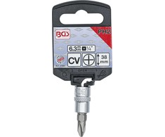 Bgs Technic Antgalis įpresuotas į galvutę | 6.3 mm (1/4") | kryžminis PH2 (2488)