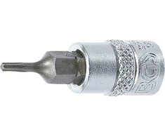 Bgs Technic Antgalis įpresuotas į galvutę | 6.3 mm (1/4") | T-Star (Torx) T7 (2557)