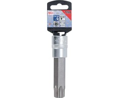 Bgs Technic Antgalis įpresuotas į galvutę | lgis 110 mm | 12,5 mm (1/2") | T-Star su skyle (Torx) T90 (5103-TB90)