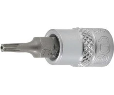 Grąžtas Bgs Technic Antgalis įpresuotas į galvutę | 6.3 mm (1/4") | T-Star su skyle (Torx) T10 (2357)