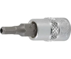 Bgs Technic Antgalis įpresuotas į galvutę | 6,3 mm (1/4") | hex šešiakampis su skyle 4 mm (5156-4)