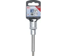 Bgs Technic Antgalis įpresuotas į galvutę | ilgis 100 mm | 12,5 mm (1/2") | T-star (Torx) T35 (9628)