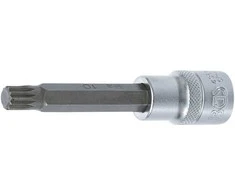 Bgs Technic Antgalis įpresuotas į galvutę | ilgis 100 mm | 12,5 mm (1/2") | Spline (XZN) | M10 (4362)