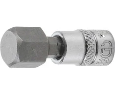 Bgs Technic Antgalis įpresuotas į galvutę | 6,3 mm (1/4") | hex šešiakampis 12 mm (2161-12)