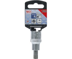Bgs Technic Antgalis įpresuotas į galvutę | 12,5 mm (1/2") | T-Star su skyle (Torx) T50 (4328)