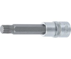 Bgs Technic Antgalis įpresuotas į galvutę | ilgis 100 mm | 12,5 mm (1/2") | Spline (XZN) | M12 (4363)