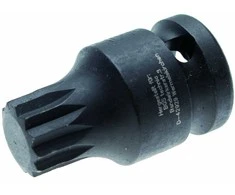 Bgs Technic Antgalis smūginis | 12,5 mm (1/2") | Spline (XZN) M16 (5381-M16)