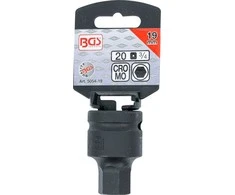 Grąžtas Bgs Technic Antgalis smūginis | 20 mm (3/4") | hex šešiakampis 19 mm (5054-19)