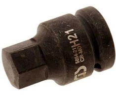 Grąžtas Bgs Technic Antgalis smūginis | 20 mm (3/4") | hex šešiakampis 21 mm (5054-21)