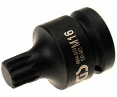 Bgs Technic Antgalis smūginis | 20 mm (3/4") | Spline (XZN) M16 (5054-M16)