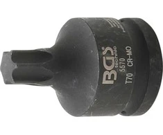 Bgs Technic Antgalis smūginis | 20 mm (3/4") T-Star (Torx) T70 (5570)
