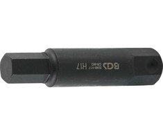 Bgs Technic Antgalis smūginis | ilgis 100 mm | 22 mm storio | hex šešiakampis 17 mm (5246-H17)