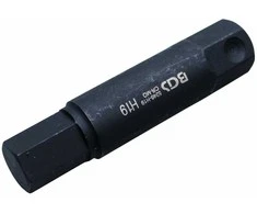 Bgs Technic Antgalis smūginis | ilgis 100 mm | 22 mm storio | hex šešiakampis 19 mm (5246-H19)