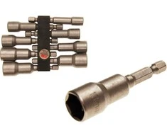 Bgs Technic Antgalių / galvučių rinkinys šešiakampės | 6.3 mm (1/4") | 6 - 13 mm | 8 vnt. (2758)