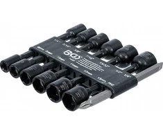Bgs Technic Antgalių / galvučių rinkinys | 6,3 mm (1/4") | 1/4" - 1/2", 6 - 13 mm | 14 vnt. (74423)