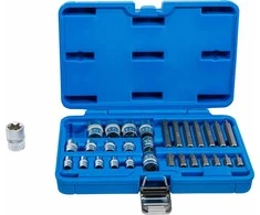 Bgs Technic Antgalių ir galvučių rinkinys | E-Type / T-Star (Torx) | 30 vnt. (5025)