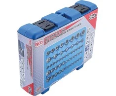 Bgs Technic Antgalių ir galvučių rinkinys | E-Type / T-Star (Torx) / T-Star su skyle (Torx) / TP-Star (Torx Plus) | 52 vnt. (9839)