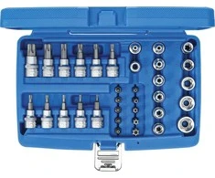 Bgs Technic Antgalių ir galvučių rinkinys | 10 mm (3/8") | T-star (Torx) | 34 vnt. (5021)
