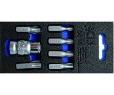 Bgs Technic Antgalių komplektas | 10 mm (3/8") | T-Star (Torx) | 7 vnt. (5016)