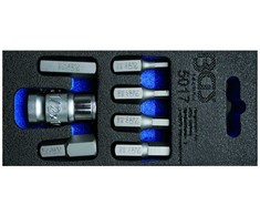 Bgs Technic Antgalių komplektas | 10 mm (3/8") storio | hex šešiakampis | 7 vnt. (5017)