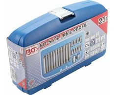 Bgs Technic Antgalių komplektas | 10 mm (3/8") storis | Spline (Ribe) | 22 vnt. (5013)