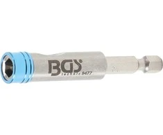Bgs Technic Antgalių laikiklis labai plonas | su greito atjungimo mygtuku | 6.3 mm (1/4") (8477)
