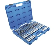 Bgs Technic Antgalių rinkinys | 12.5 mm (1/2") | TP-Star (Torx Plus) TP20 - TP70 | 32 vnt. (5190)