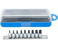 Bgs Technic Antgalių rinkinys | 6.3 mm (1/4") | T-Star 5-kampiai (Torx) | 9 vnt. (2355)