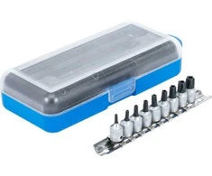 Bgs Technic Antgalių rinkinys | 6.3 mm (1/4") | T-Star 5-kampiai (Torx) | 9 vnt. (2355)