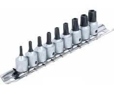 Bgs Technic Antgalių rinkinys TS-Star Torx Plus | 6,3 mm (1/4") | TS10–TS50 | 9 vnt (71020)