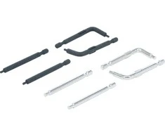 Bgs Technic Atsarginiai antgaliai skirti žiedinių replių žnyplėms | 4 poros | BGS 8831-1 (8831-2)