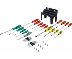Bgs Technic Atsuktuvų ir antgalių rinkinys | plastikinis stovas | 44 vnt (35836B)