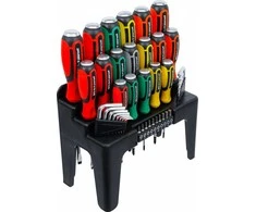 Bgs Technic Atsuktuvų ir antgalių rinkinys | plastikinis stovas | 44 vnt (35836B)