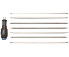 Bgs Technic Atsuktuvų rinkinys su keičiamomis mentėmis | T-Star (Torx) / TS profilis (Torx Plus) | 8 vnt. (2325)