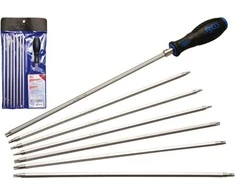 Bgs Technic Atsuktuvų rinkinys su keičiamomis mentėmis | T-Star (Torx) / TS profilis (Torx Plus) | 8 vnt. (2325)