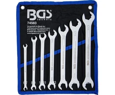 Bgs Technic Atvirų terkšlinių veržliarakčių rinkinys | ypač plonas | 6–19 mm | 7 vnt. (74583)
