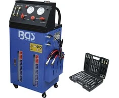 Bgs Technic Automatinės pavarų dėžės keitimo ir plovimo stotelė | su adapterių rinkiniu (7082)