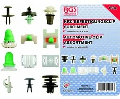 Bgs Technic Automobilinis klipsų asortimentas Audi, VW | 160 vnt. (9044)