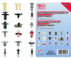 Bgs Technic Automobilinis klipsų asortimentas Toyota, Lexus | 360 vnt. (9047)