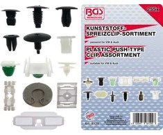 Bgs Technic Automobilinių apdailos klipsų asortimentas | VW | 255 vnt. (8129)